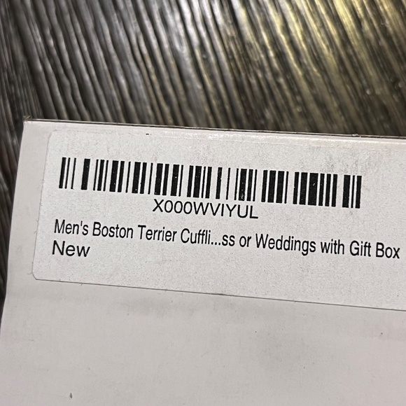 IOTA LINKS - CUFF LINKS  - BOSTON TERRIER  brand new in gift box - Picture 11 of 12